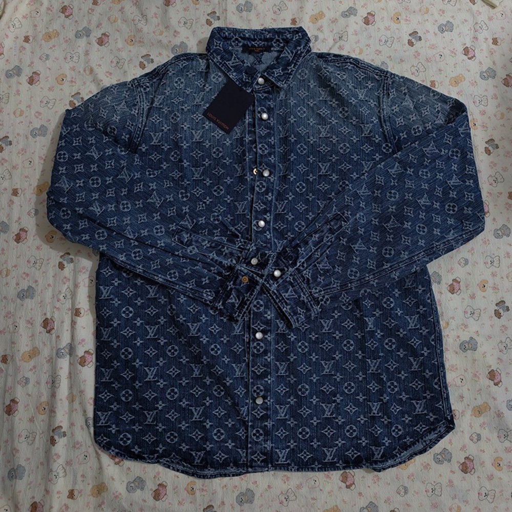 Louis Vuitton Blue Denim Jacket